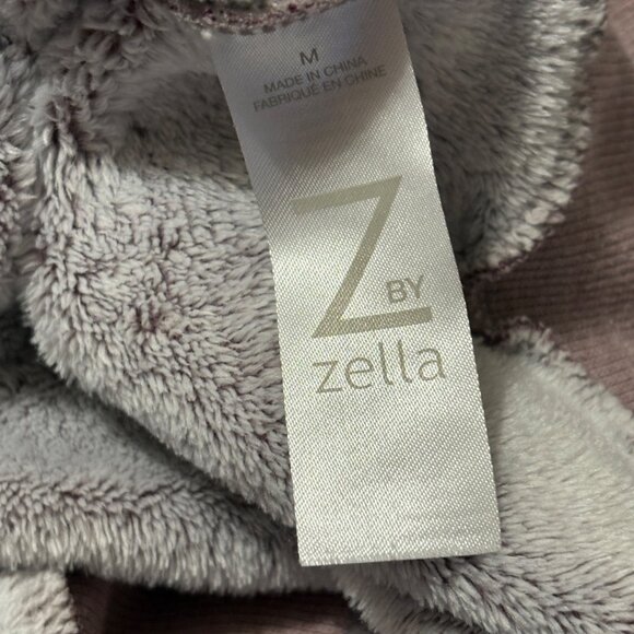 Z By Zella Womens Sherpa Cowl Neck Pullover Sweatshirt Lavender Medium M - Picture 7 of 9